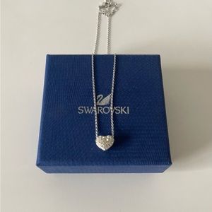 Swarovski Reversible Crystal Heart Necklace